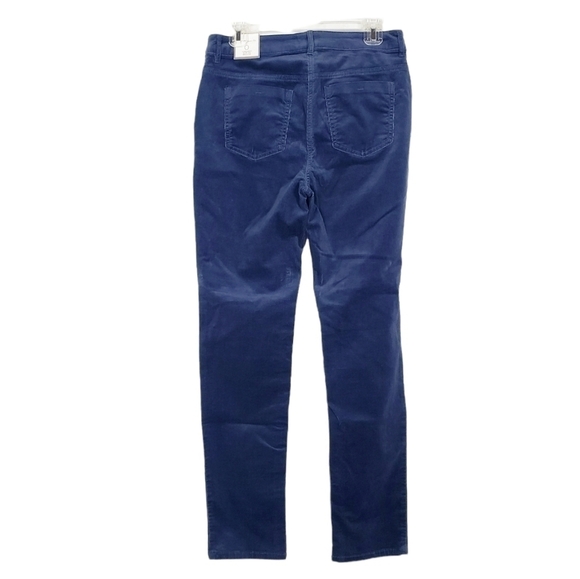 CHICO'S corduroy slim leg pants twilight blue - Picture 2 of 7